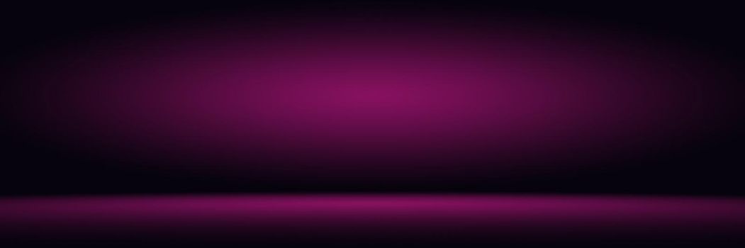 Studio Background Concept - abstract empty light gradient purple studio room background for product. Plain Studio background