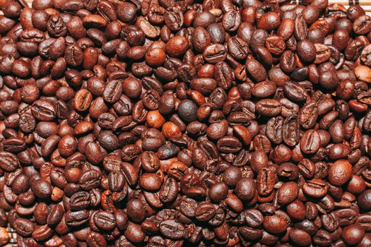 natural coffee brown mocha beans caffeine pattern. High quality photo