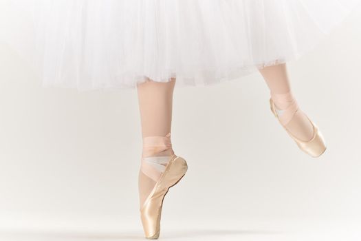 ballet shoes elegant style art balance artist studio lifestyle. High quality photo