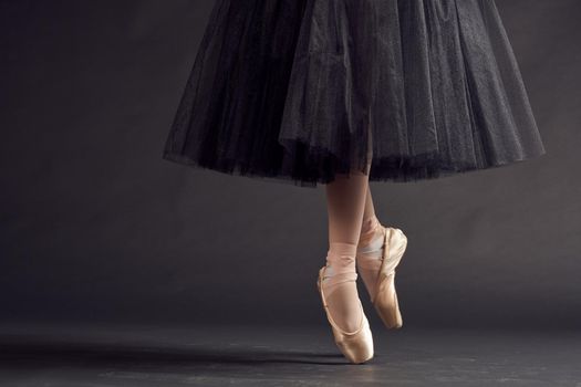 women ballerina elegant style art balance artist studio lifestyle. High quality photo