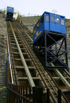 The Bournemouth East Cliff Railway Lift funicular railway