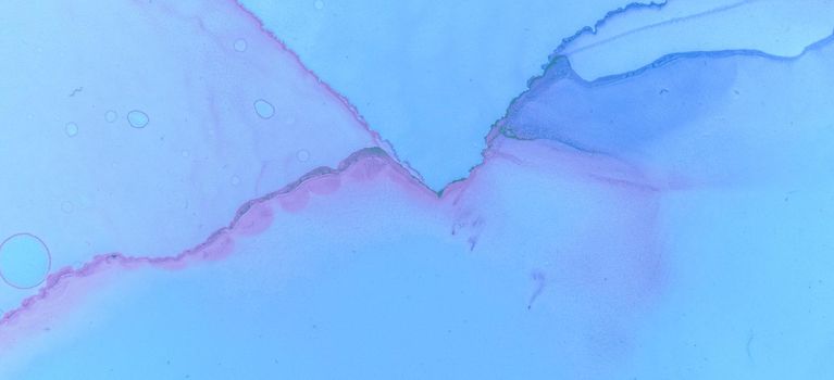 Pink Contemporary Paint Background. Abstract Ink Stains Pattern. Pastel Flow Water. Pink Pastel Flow Splash. Watercolor Paint Background. Creative Ink Stains Pattern. Blue Pastel Flow Liquid.