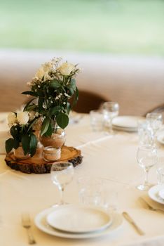 wedding decor with natural elements