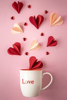 close up view beautiful valentine s day concept. High resolution photo