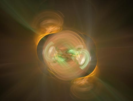 Imaginatory lush fractal texture image abstract background