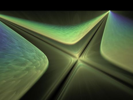 Imaginatory lush fractal texture image abstract background