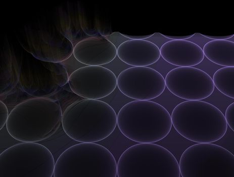 Imaginatory lush fractal texture image abstract background
