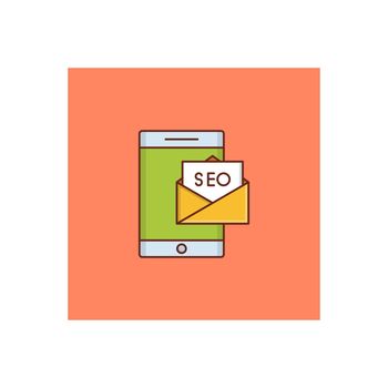 SEO Vector illustration on a transparent background. Premium quality symbols. Vector Line Flat color icon for concept and graphic design.