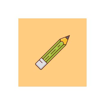 pen Vector illustration on a transparent background. Premium quality symbols. Vector Line Flat color icon for concept and graphic design.