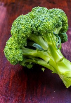 Close up to surface texture of freshness Broccoli vegetable