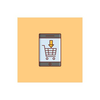 purchase Vector illustration on a transparent background. Premium quality symbols.Vector line flat color icon for concept and graphic design.