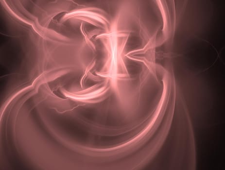 Imaginatory lush fractal texture image abstract background