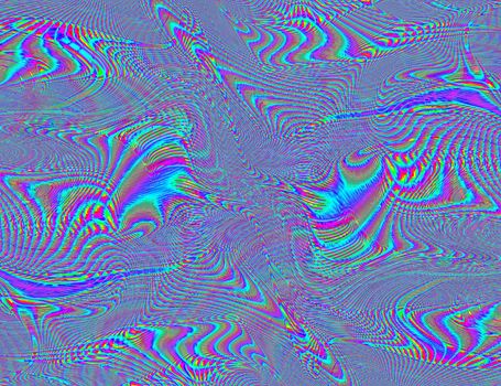 Psychedelic Rainbow Background LSD Colorful Wallpaper. Abstract Hypnotic Illusion. Hippie Retro Texture.