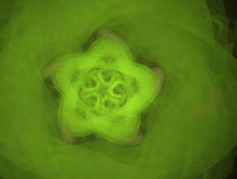 Imaginatory lush fractal texture image abstract background