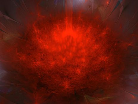 Imaginatory lush fractal texture image abstract background