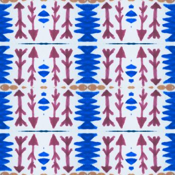 Maya seamless pattern. Abstract navajo illustration. Art native texture. Vintage tribal indian ornament. Peruvian textile design. Geometric ethnic print. Maya seamless background.