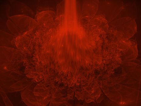 Imaginatory lush fractal texture image abstract background