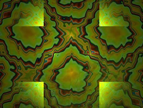 Imaginatory lush fractal texture image abstract background