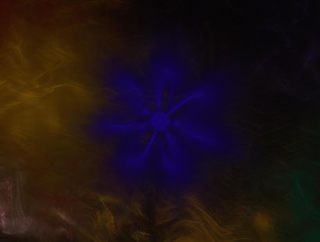 Imaginatory lush fractal texture image abstract background