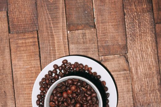 coffee beans brown mocha beans caffeine pattern. High quality photo