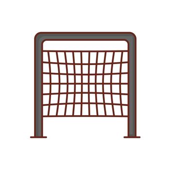 goal Vector illustration on a transparent background. Premium quality symbols.Vector line flat color icon for concept and graphic design.