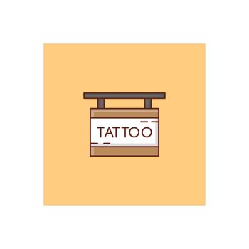 tattoo Vector illustration on a transparent background. Premium quality symbols. Vector Line Flat color icon for concept and graphic design.