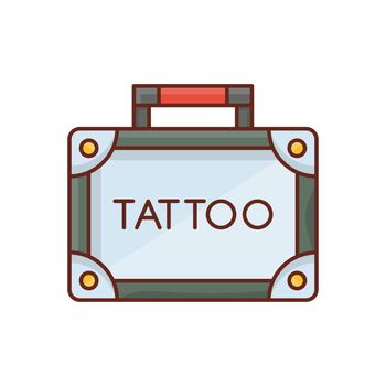 tattoo Vector illustration on a transparent background. Premium quality symbols. Vector Line Flat color icon for concept and graphic design.