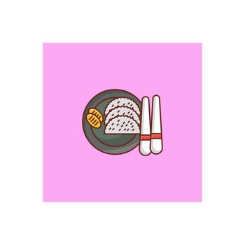 sashimi Vector illustration on a transparent background. Premium quality symbols. Vector Line Flat color icon for concept and graphic design.