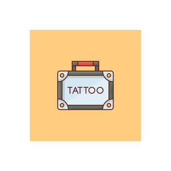 tattoo Vector illustration on a transparent background. Premium quality symbols. Vector Line Flat color icon for concept and graphic design.