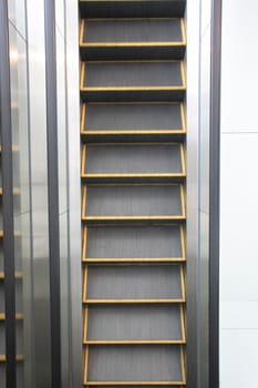 Escalator up in the mall