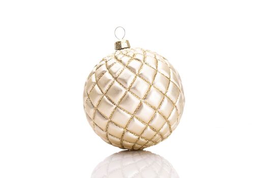 Christmas Ornaments balls isolated on a white background.