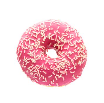 Donut isolated on a white background.
