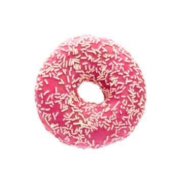 Donut isolated on a white background.