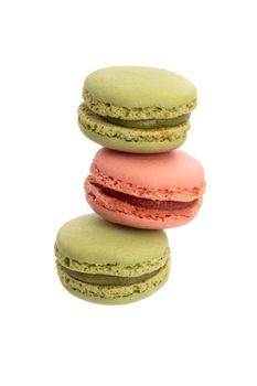 Macaroon isolated on a white background.