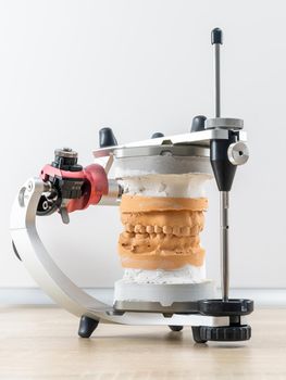 medical dental laboratory articulator occludator for determining occlusion, ratio of jaws of human teeth