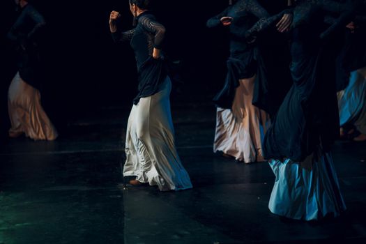 Flamenco. Performance on stage.