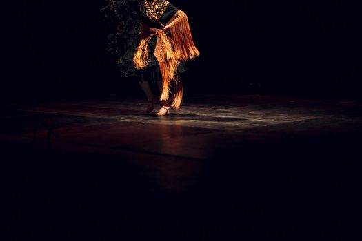 Flamenco. Performance on stage.