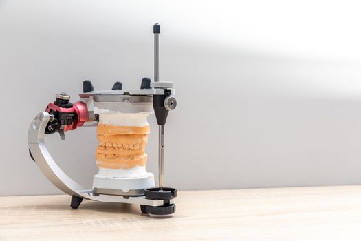 medical dental laboratory articulator occludator for determining occlusion, ratio of jaws of human teeth