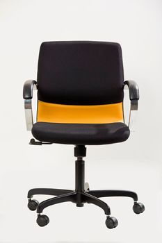 Office chair on white background