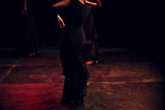 Flamenco. Performance on stage.