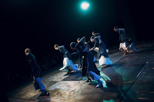 Flamenco. Performance on stage.