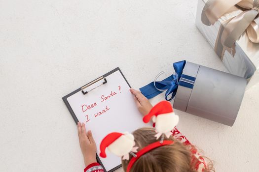 dear santa letter written by a child for Christmas