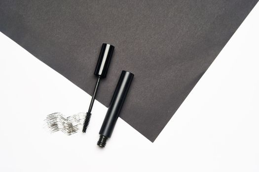 makeup brushes accessories cosmetics top view fashion. High quality photo