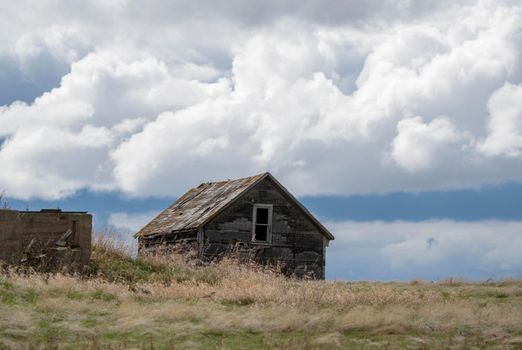 Prairie Storm Clouds in Saskatchewan Canada Rural
