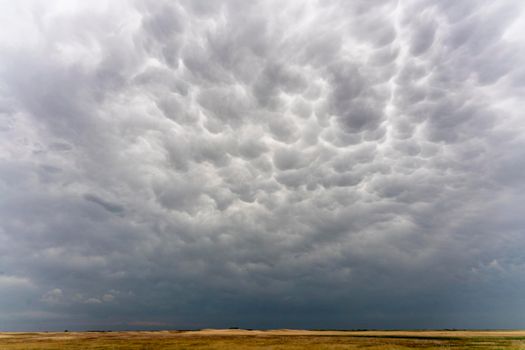Prairie Storm Clouds in Saskatchewan Canada Rural