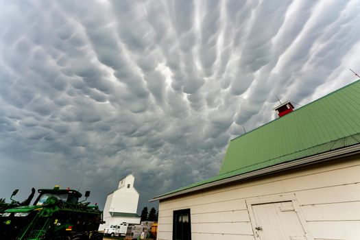 Prairie Storm Clouds in Saskatchewan Canada Rural