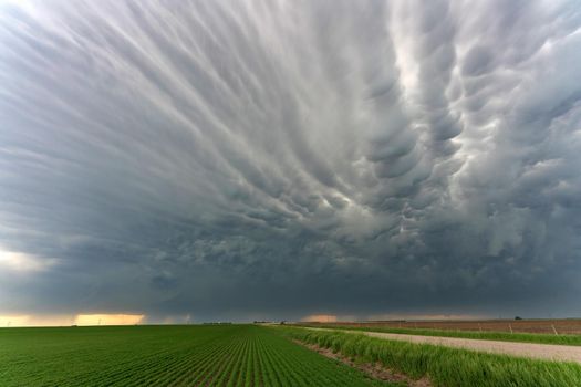 Prairie Storm Clouds in Saskatchewan Canada Rural