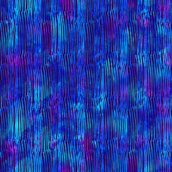 Brush Stroke Line Stripe Geometric Grung Pattern Seamless in Blue Color Background. Gunge Collage Watercolor Texture for Teen and School Kids Fabric Prints Grange Design with lines.