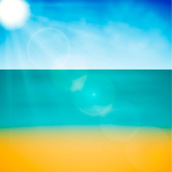 Summer sea beach. background for banners, posters, cards, and much more.