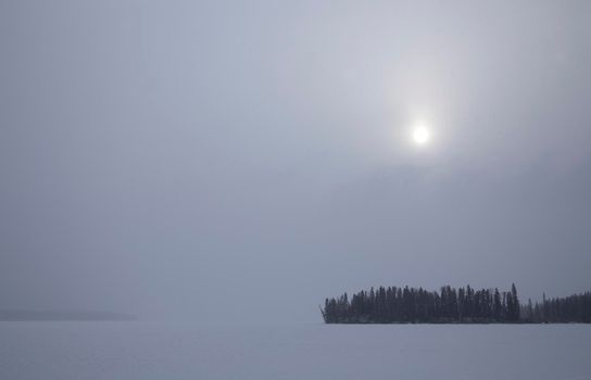Prince Albert National Park in Winter Saskatchewan Waskesiu